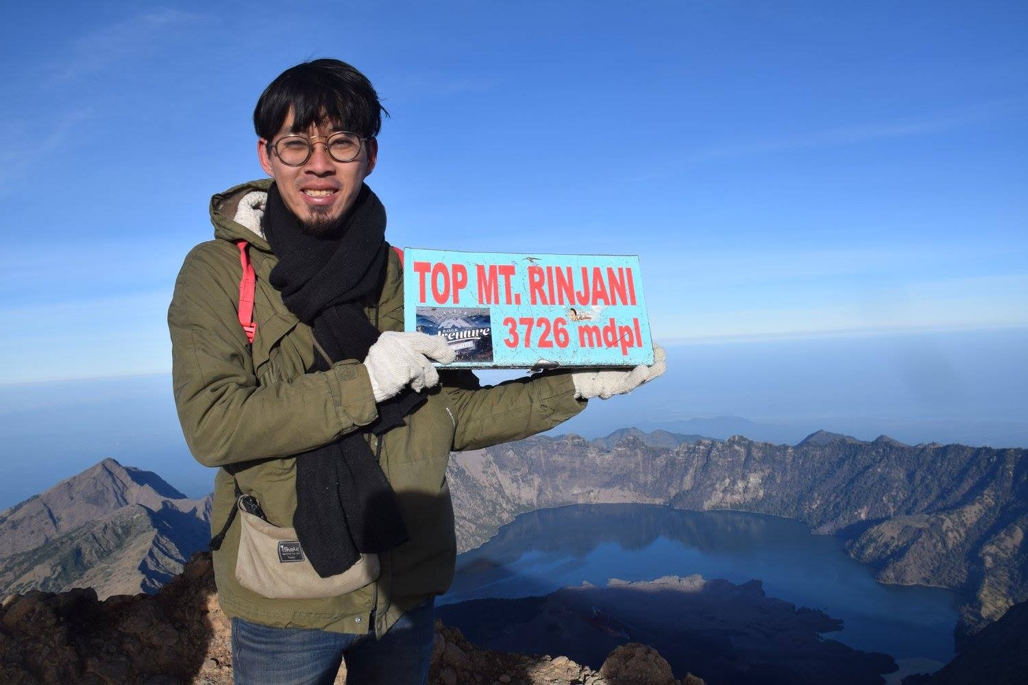 rinjani summit view